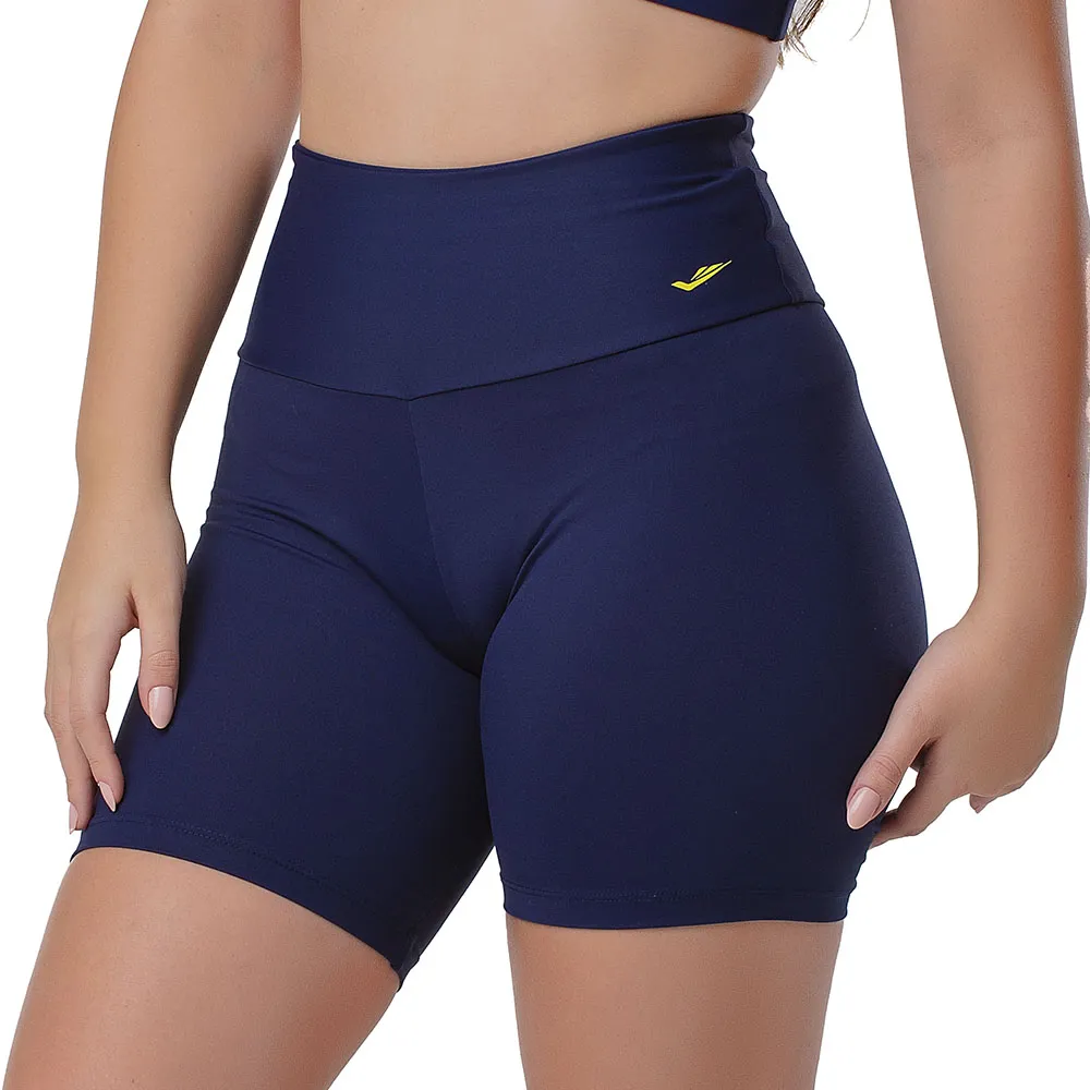 129133 BERMUDA FEMININA FITNESS COS ALTO ELITE